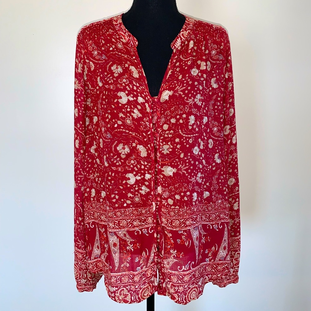 Womens Lucky Brand blouse
